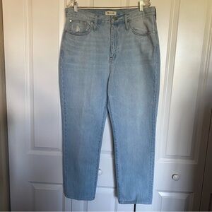 Madewell Full Length Classic Straight Denim Jeans Size 32